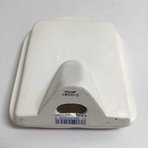 Vintage Disney Valentine Mickey & Minnie Kiss Ceramic Heart Picture Frame Japan - Picture 13 of 13